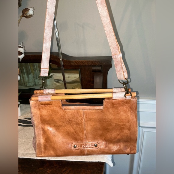 Bed Stu Tan and Pink Shoulder Bag - Picture 6 of 14